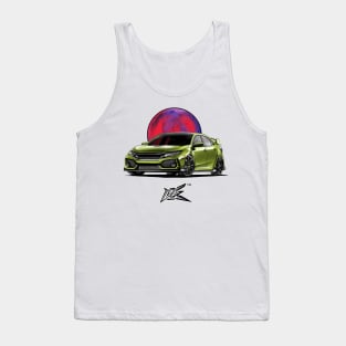 honda civic typeR fk lime green Tank Top